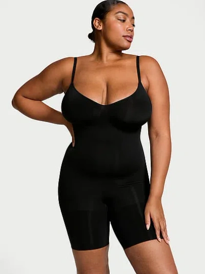 Victoria's Secret Shapewear By Victoria Seamlessshaping™ Mid-thigh Bodysuit In Black