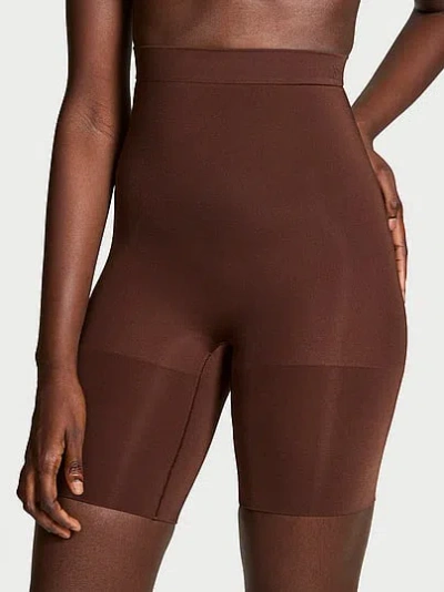 Victoria's Secret Shapewear By Victoria Seamlessshaping™ Mid-thigh Shorts In Brown