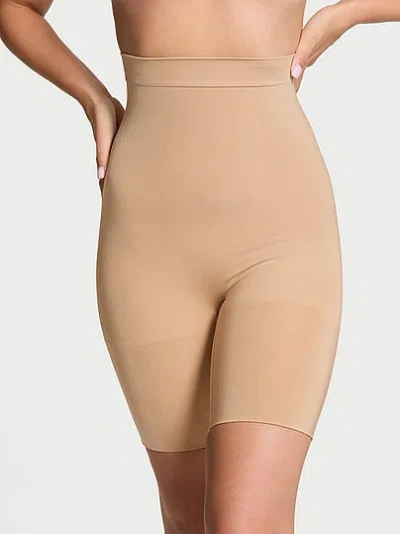 Victoria's Secret Shapewear By Victoria Seamlessshaping™ Mid-thigh Shorts In Neutral