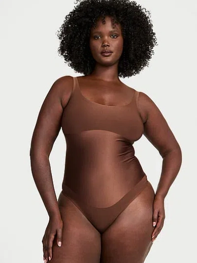 Victoria's Secret Shapewear By Victoria Smoothingshimmer™ Bodysuit In Brown