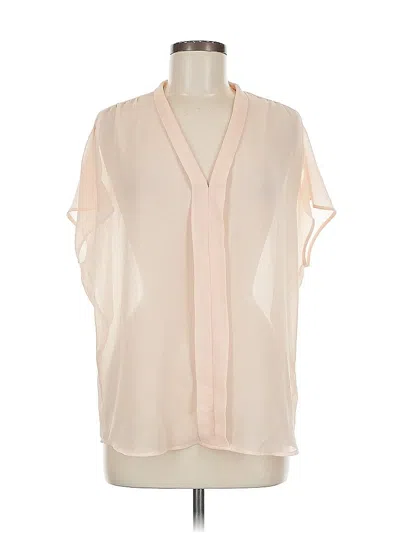 Pre-owned Victoria's Secret Short Sleeve Blouse In White