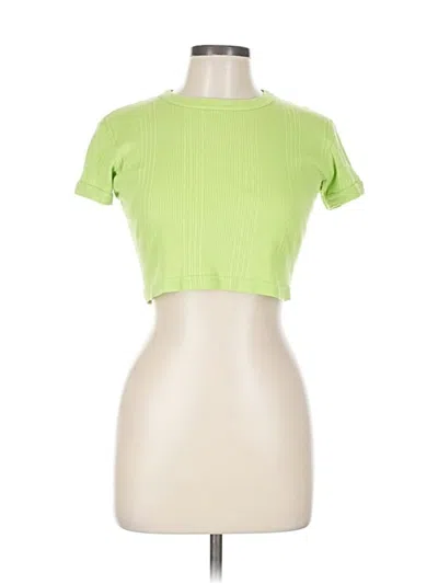 Pre-owned Victoria's Secret Short Sleeve T-shirt In Green
