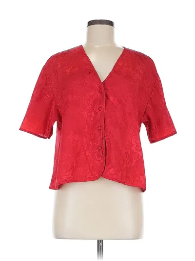 Pre-owned Victoria's Secret Short Sleeve T-shirt In Red