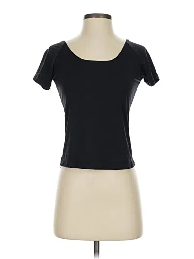 Pre-owned Victoria's Secret Short Sleeve T-shirt In Black