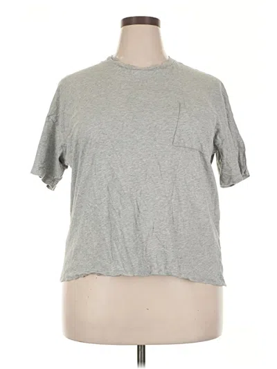 Pre-owned Victoria's Secret Short Sleeve T-shirt In Gray