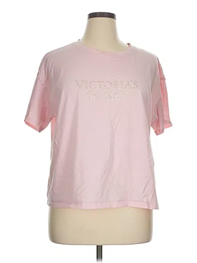 Pre-owned Victoria's Secret Short Sleeve T-shirt In Pink