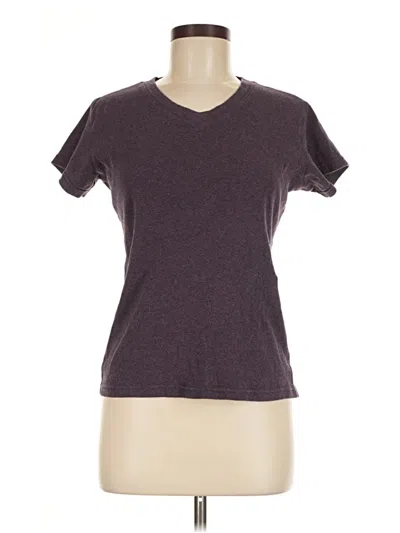 Pre-owned Victoria's Secret Short Sleeve T-shirt In Purple