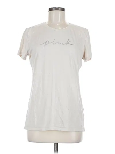 Pre-owned Victoria's Secret Short Sleeve T-shirt In White