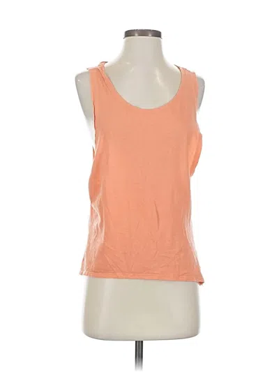 Pre-owned Victoria's Secret Sleeveless T-shirt In Orange