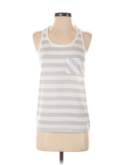 Pre-owned Victoria's Secret Sleeveless T-shirt In Silver