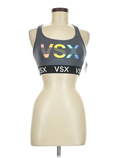 Victoria's Secret Sleeveless Top Black Halter Neckline Tops In Multi
