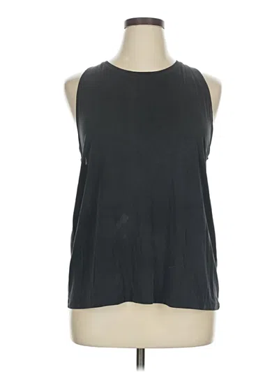 Pre-owned Victoria's Secret Sleeveless T-shirt In Black
