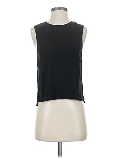 Pre-owned Victoria's Secret Sleeveless T-shirt In Black