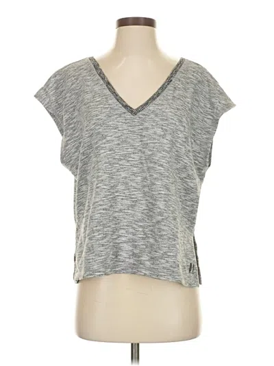 Pre-owned Victoria's Secret Sleeveless T-shirt In Gray