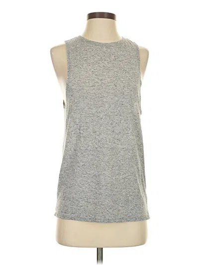 Pre-owned Victoria's Secret Sleeveless T-shirt In Gray