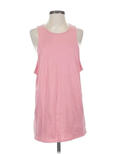 Pre-owned Victoria's Secret Sleeveless T-shirt In Pink