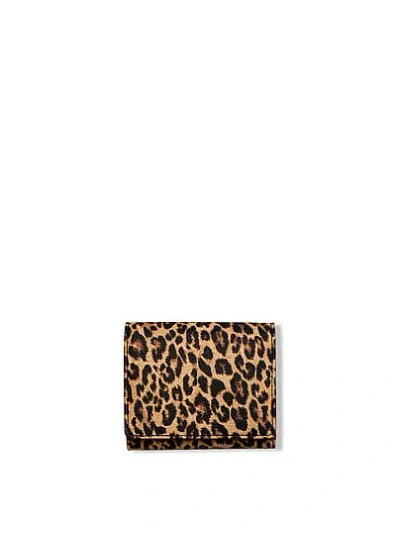 Victoria's Secret Small Flap Wallet In Animal Print