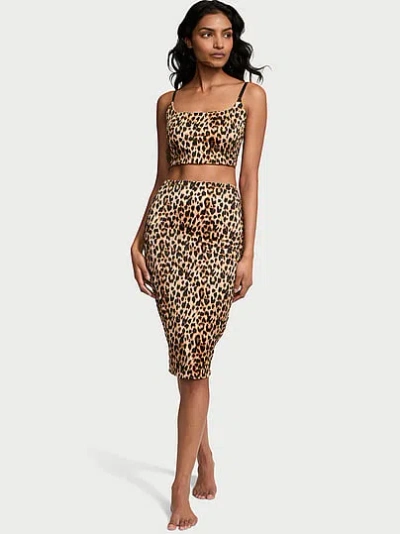 Victoria's Secret Sosleek™ Bralette & Tube Skirt Set In Brown