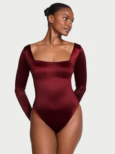 Victoria's Secret Sosleek™ Long-sleeve Bodysuit In Multi