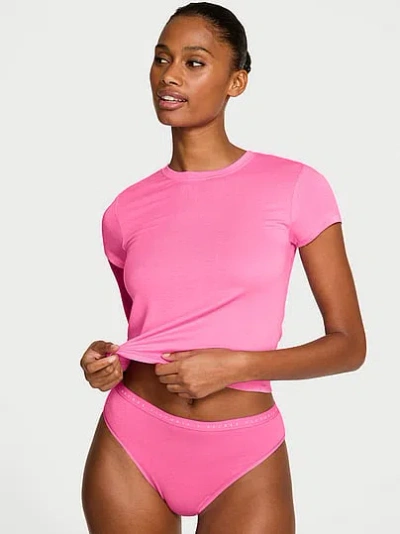 Victoria's Secret Sosoft™ Modal Fitted Tee In Pink