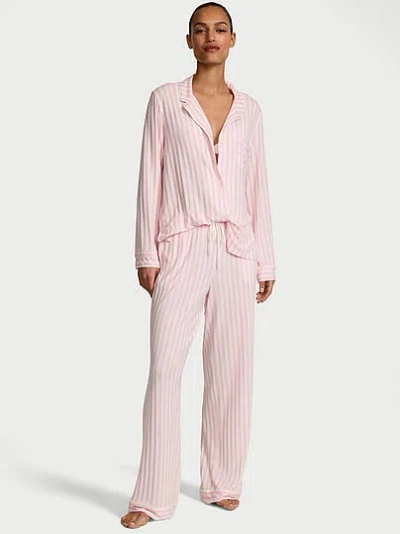 Victoria's Secret Sosoft™ Modal Long Pajama Set In Pink