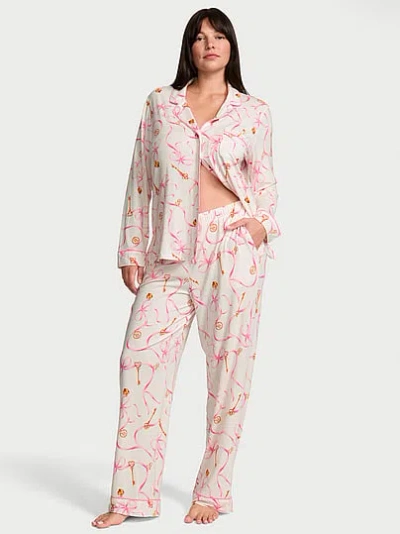 Victoria's Secret Sosoft™ Modal Long Pajama Set In Animal Print