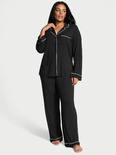 Victoria's Secret Sosoft™ Modal Long Pajama Set In Black