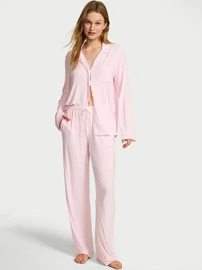 Victoria's Secret Sosoft™ Modal Long Pajama Set In Neutral
