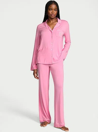 Victoria's Secret Sosoft™ Modal Long Pajama Set In Pink