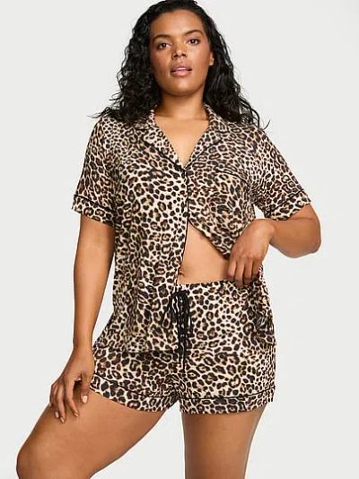 Victoria's Secret Sosoft™ Modal Short Pajama Set In Animal Print