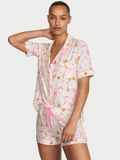 Victoria's Secret Sosoft™ Modal Short Pajama Set In Animal Print