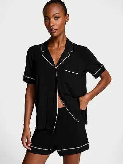 Victoria's Secret Sosoft™ Modal Short Pajama Set In Black