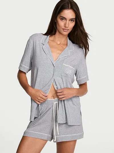 Victoria's Secret Sosoft™ Modal Short Pajama Set In Gray