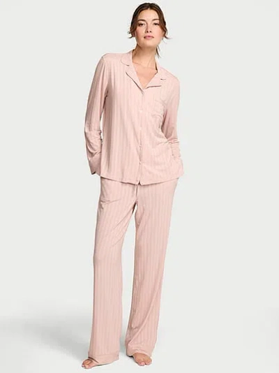 Victoria's Secret Sosoft™ Modal Ultra-fine Long Pajama Set In Pink