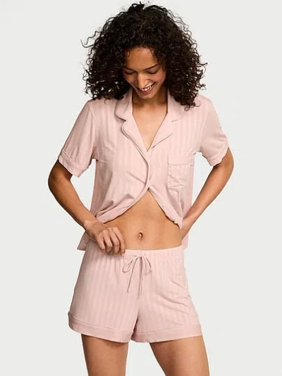 Victoria's Secret Sosoft™ Modal Ultra-fine Short Pajama Set In Pink