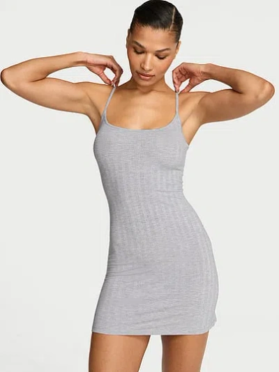 Victoria's Secret Sosoft™ Modal Ultra-fine Short Slip Dress In Gray