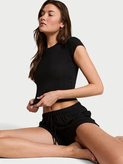 Victoria's Secret Sosoft™ Modal Ultra-fine Tee In Black