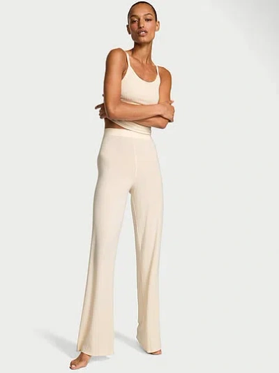 Victoria's Secret Sosoft™ Modal Wide-rib Tank & Pants Set In White