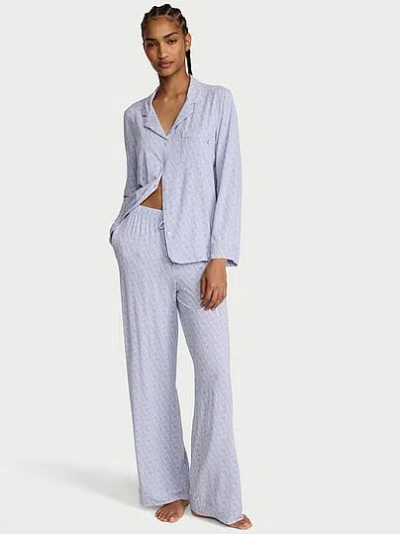 Victoria's Secret Sosoftâ¢ Modal Long Pajama Set In Blue