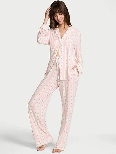 Victoria's Secret Sosoftâ¢ Modal Long Pajama Set In Pink