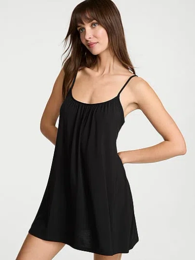 Victoria's Secret Sosoftâ¢ Modal Scoop Slip Dress In Black