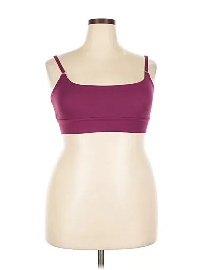 Pre-owned Victoria's Secret Sports Bra In Burgundy