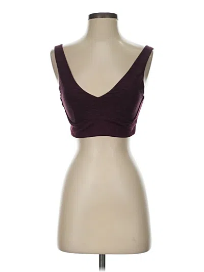 Pre-owned Victoria's Secret Sports Bra In Burgundy