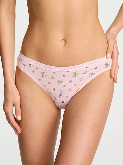 Victoria's Secret Stretch Cotton Bikini Panty In Pink