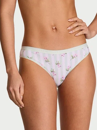 Victoria's Secret Stretch Cotton Bikini Panty In Blue