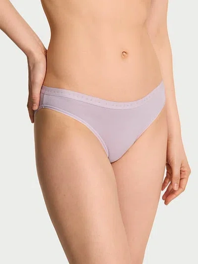 Victoria's Secret Stretch Cotton Bikini Panty In Purple