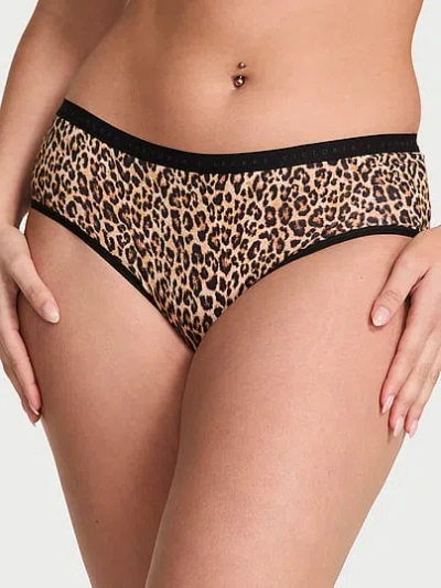 Victoria's Secret Stretch Cotton Hiphugger Panty In Animal Print