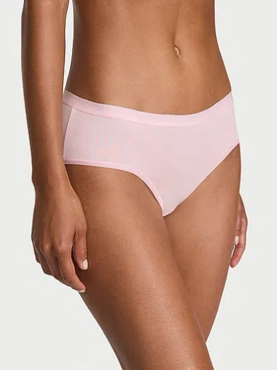 Victoria's Secret Stretch Cotton Hiphugger Panty In Pink