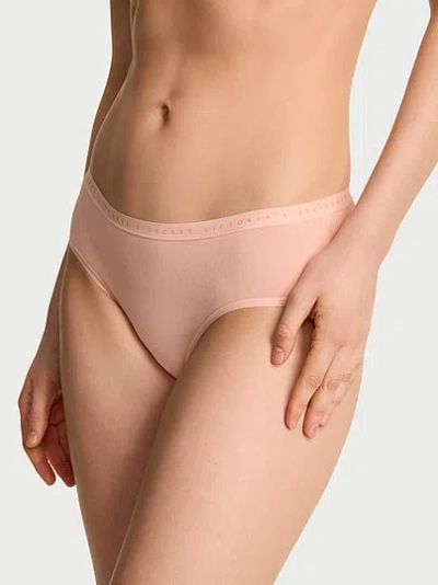 Victoria's Secret Stretch Cotton Hiphugger Panty In Pink
