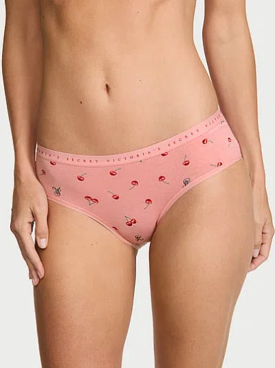 Victoria's Secret Stretch Cotton Hiphugger Panty In Print